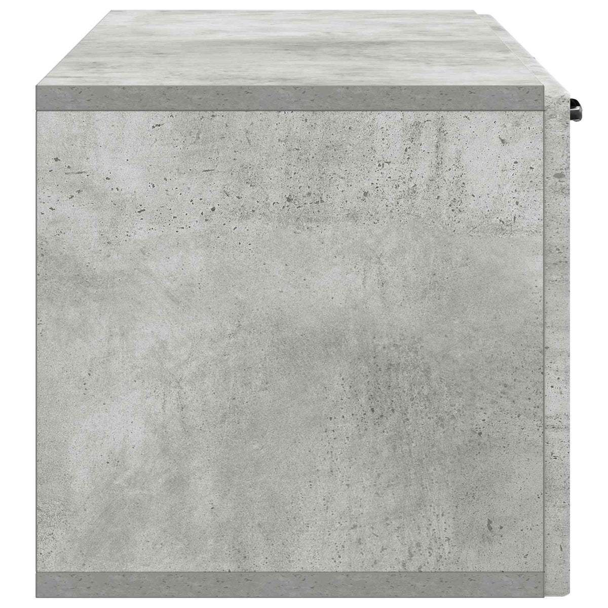 Wandmontierter TV-Schrank Betongrau 98 x 31 x 30 cm