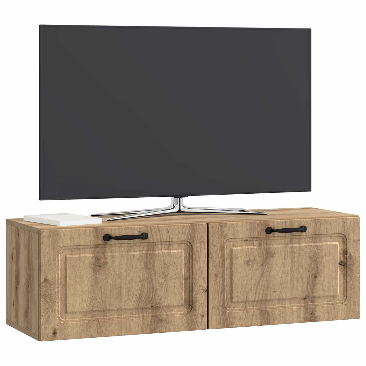 Wandmontierter TV-Schrank 98 x 31 x 30 cm Artisan-Eiche
