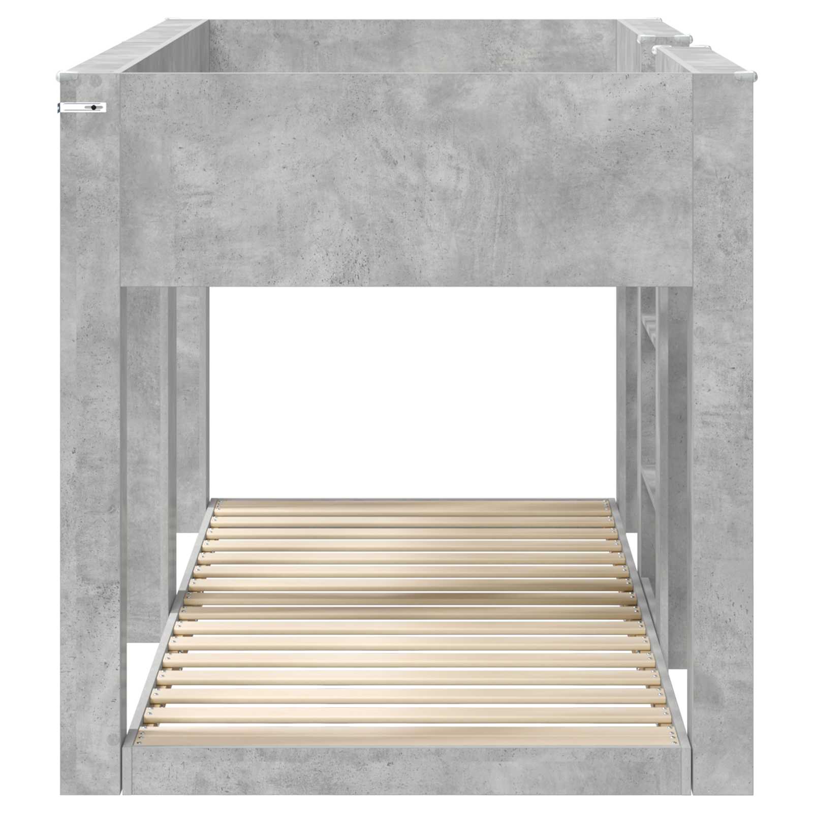 Etagenbett für Kinder Beton Grau 90 x 200 cm Holzwerkstoff