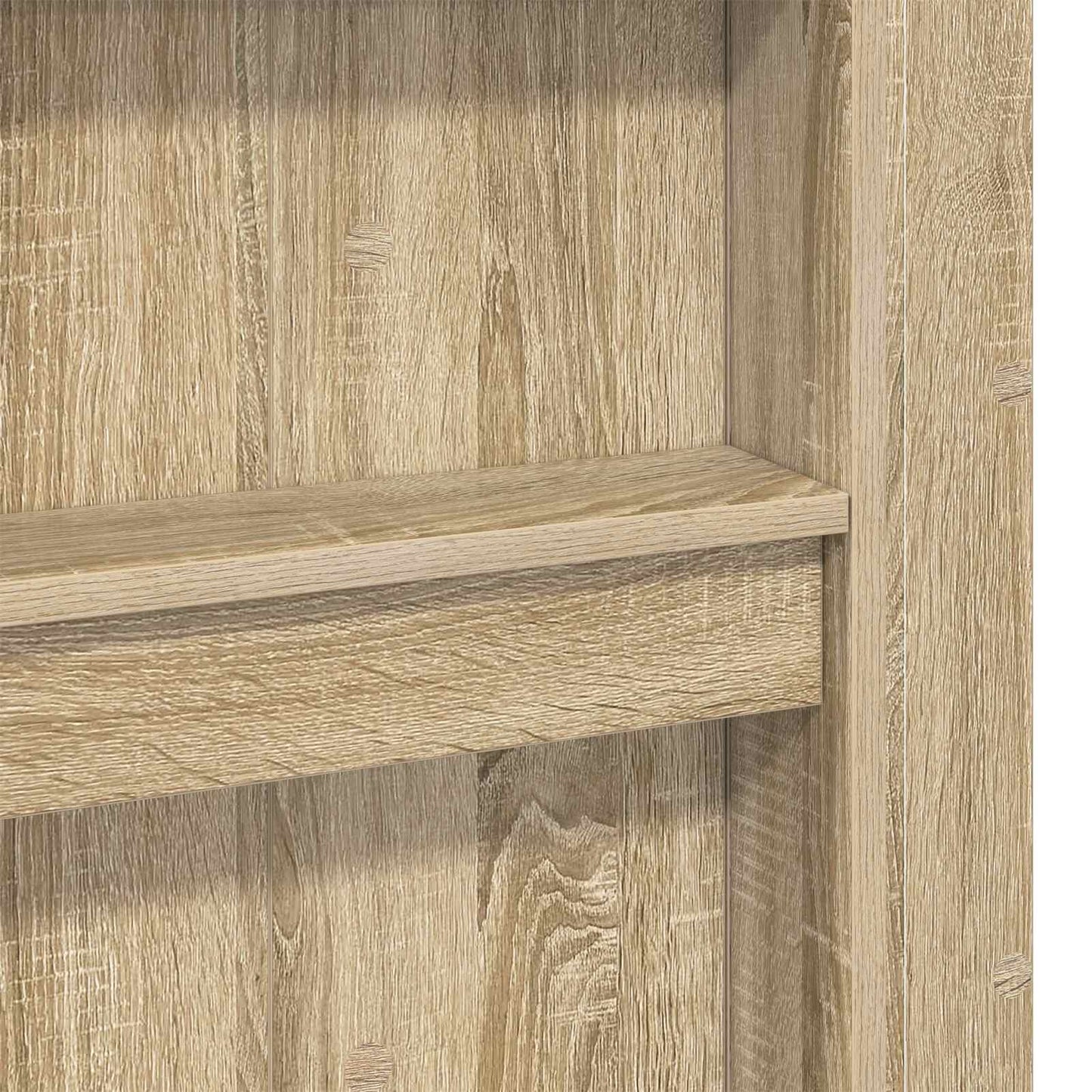 Etagenbettgestell mit Schreibtisch Sonoma-Eiche 75 x 190 cm