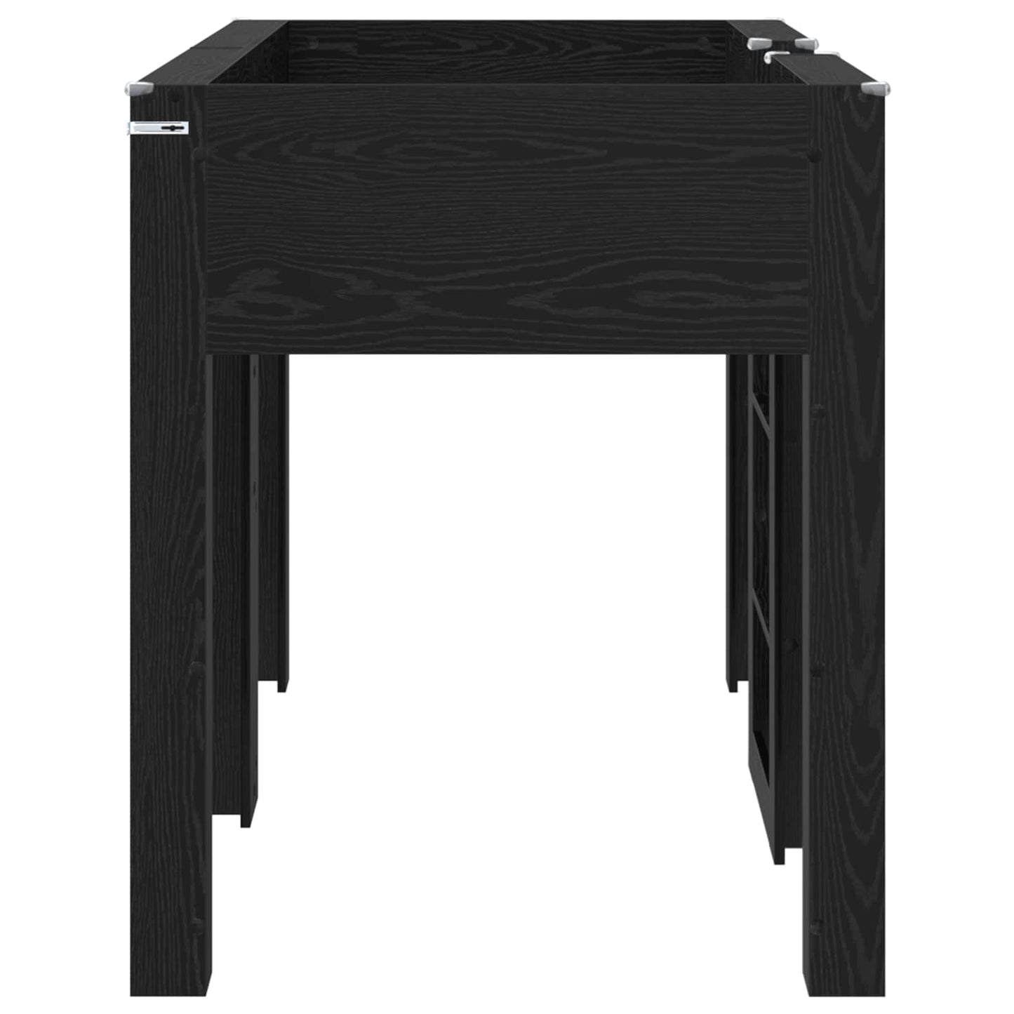 Etagenbett für Kinder Schwarz Eichen-Optik 75 x 190 cm