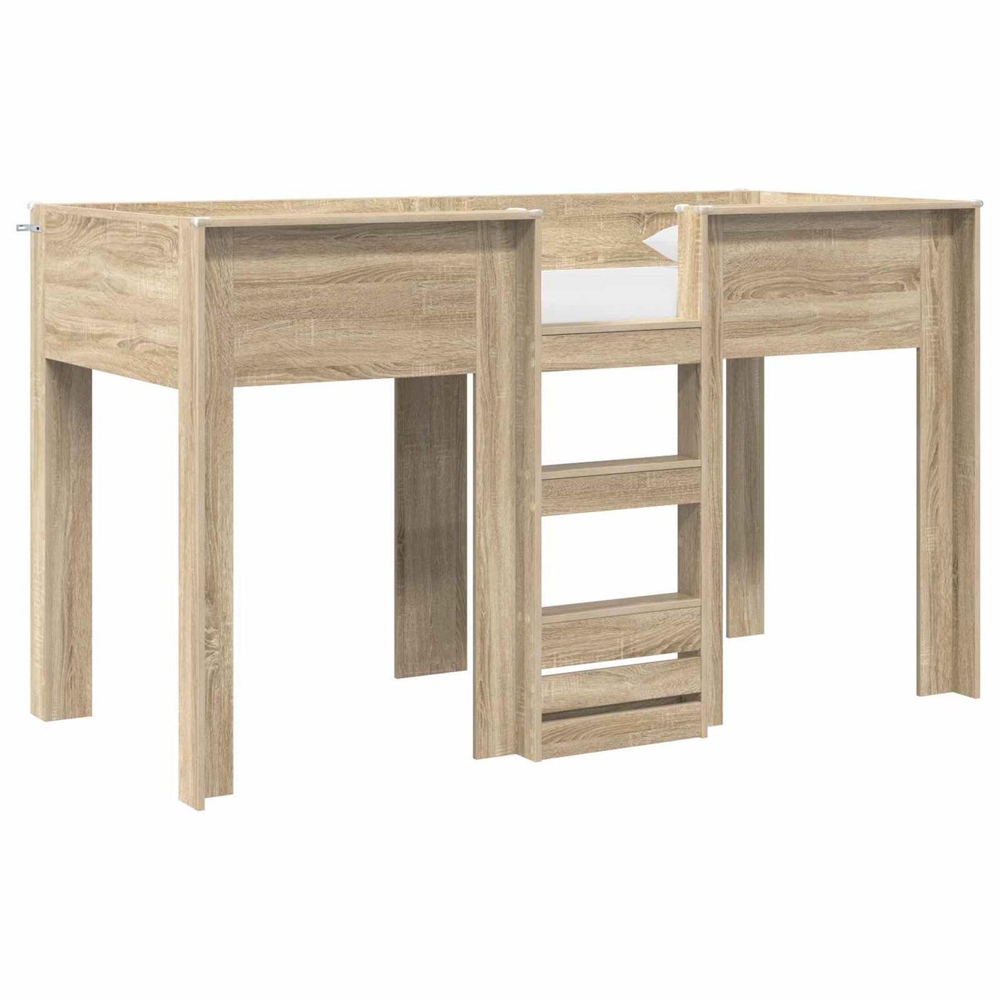 Etagenbett für Kinder Sonoma-Eiche 75 x 190 cm Holzwerkstoff