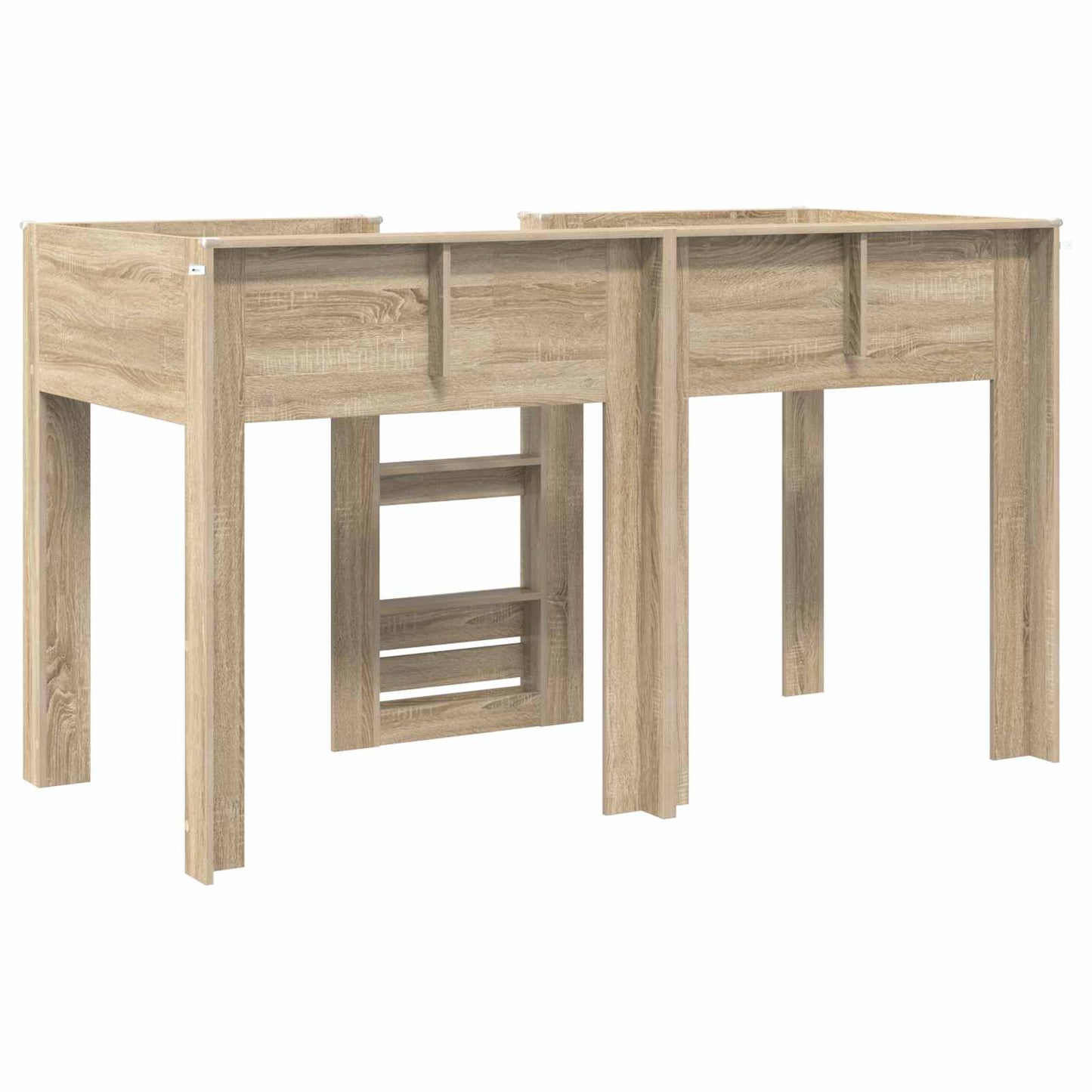 Etagenbett für Kinder Sonoma-Eiche 75 x 190 cm Holzwerkstoff