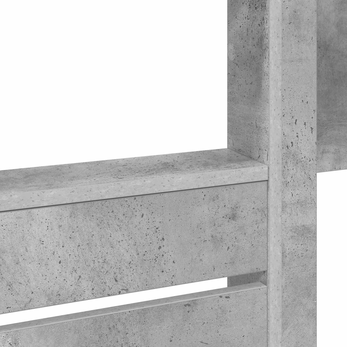 Etagenbett für Kinder Beton Grau 75 x 190 cm Holzwerkstoff