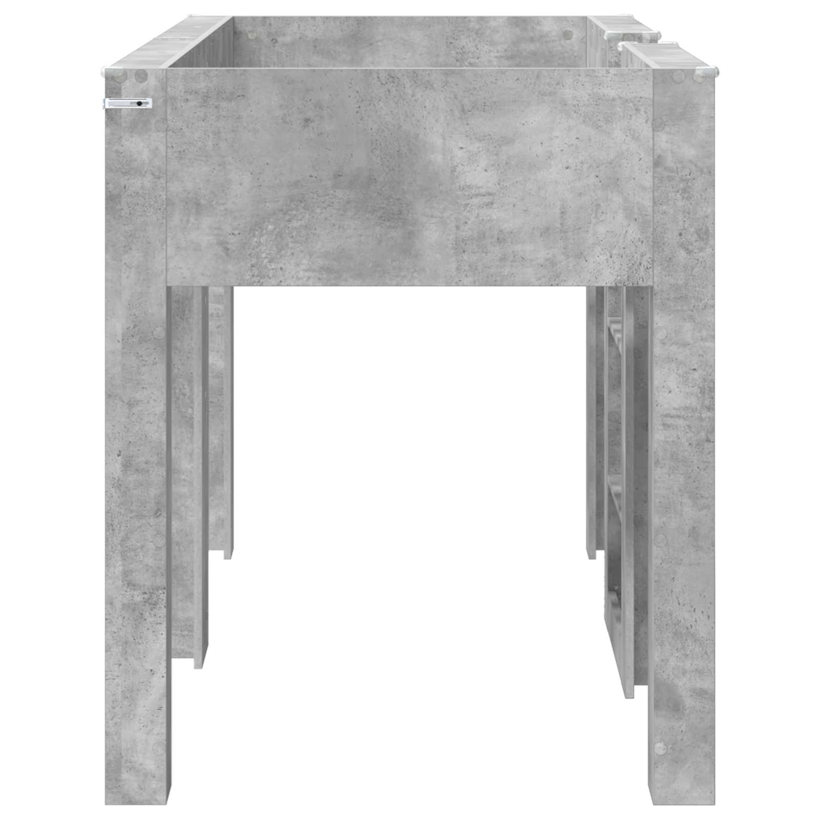 Etagenbett für Kinder Beton Grau 75 x 190 cm Holzwerkstoff