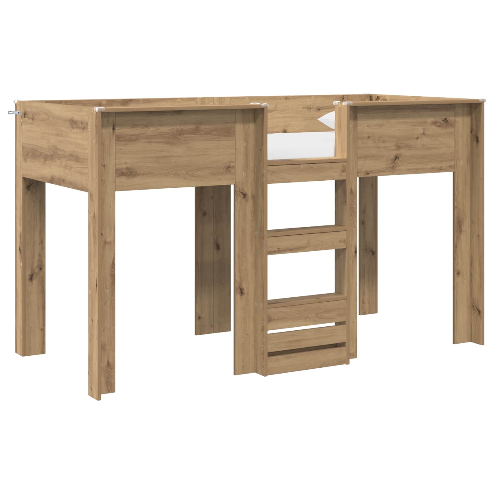 Etagenbett für Kinder Artisan-Eiche 75 x 190 cm Holzwerkstoff