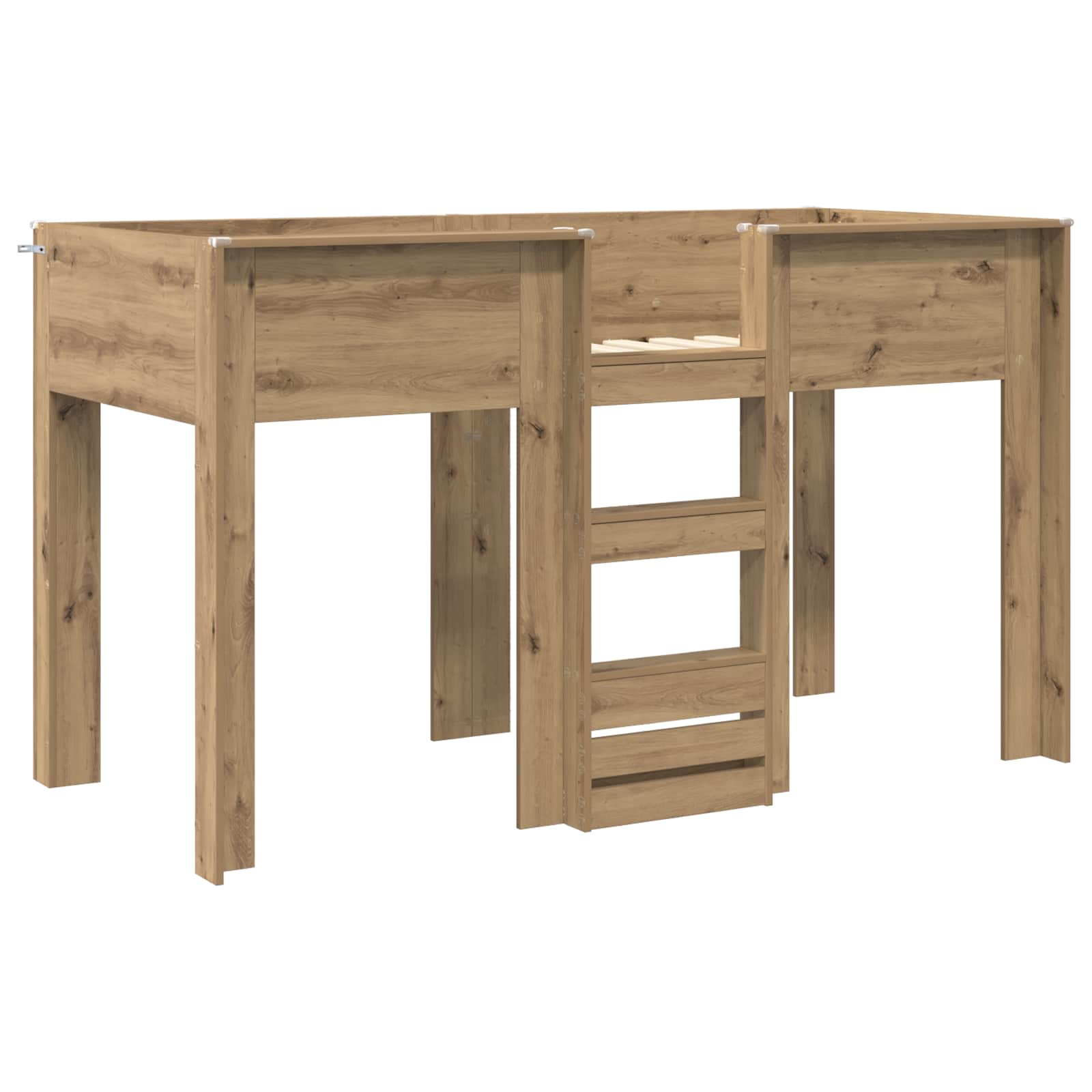 Etagenbett für Kinder Artisan-Eiche 75 x 190 cm Holzwerkstoff