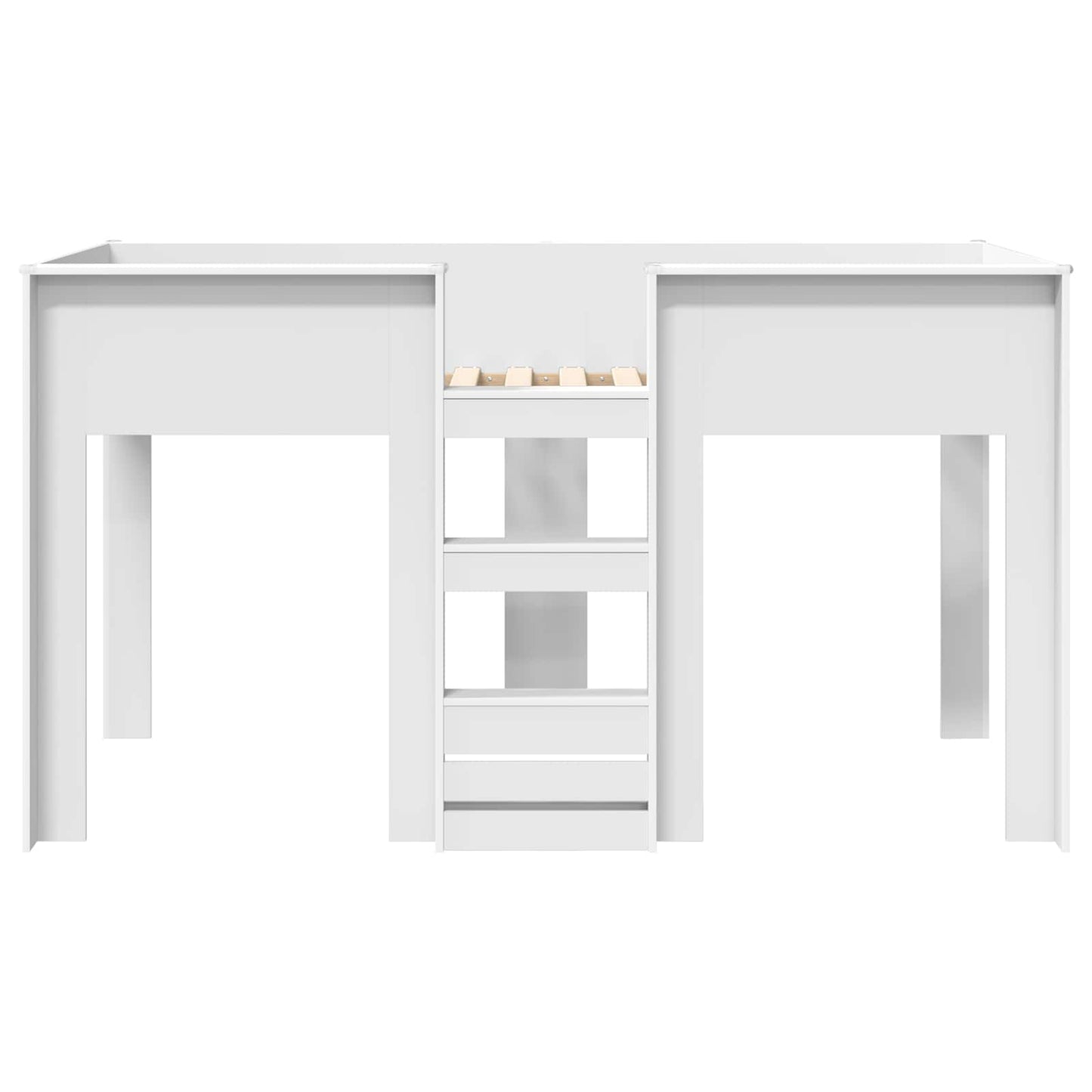 Etagenbett für Kinder Weiß 90 x 190 cm Holzwerkstoff