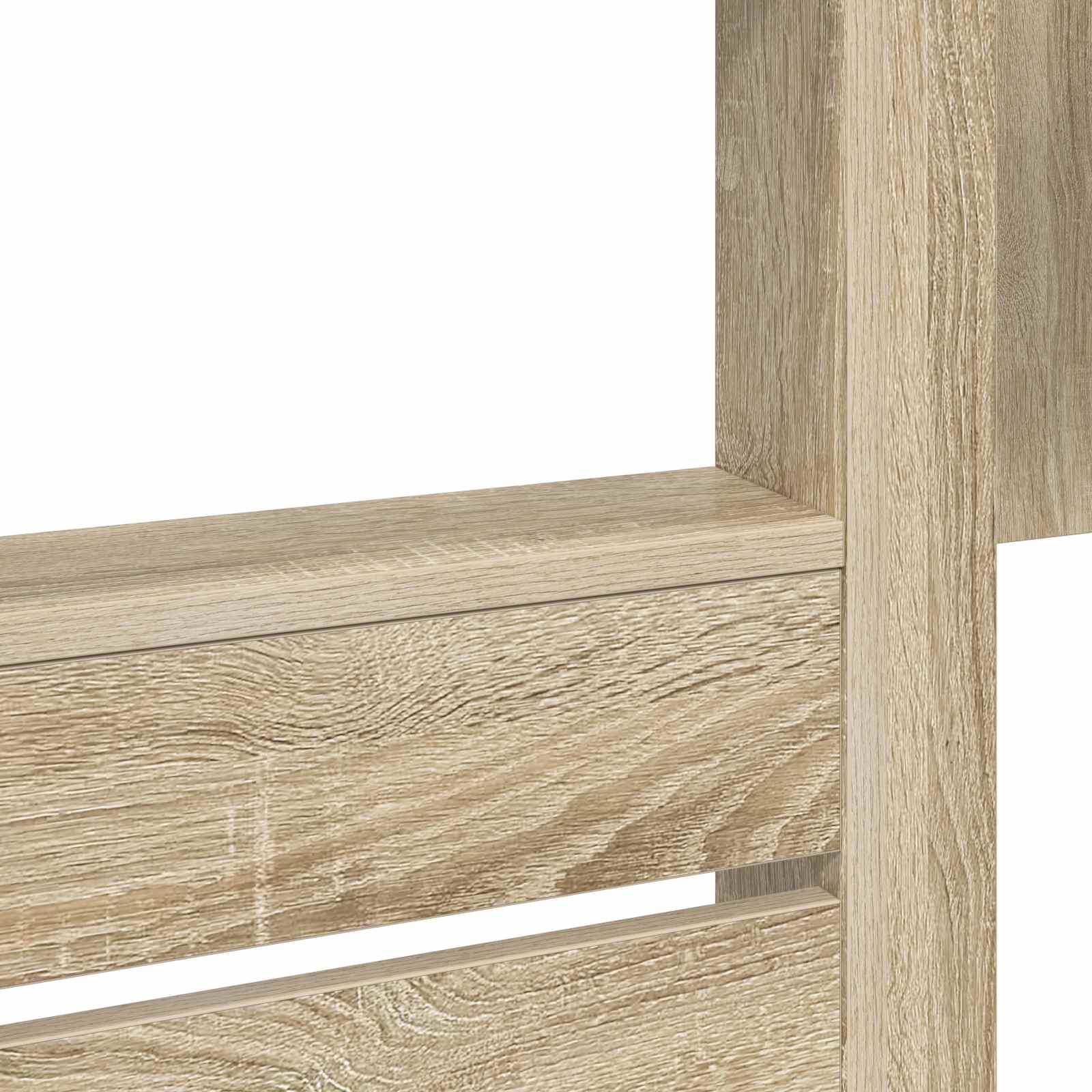 Etagenbett für Kinder Sonoma-Eiche 90 x 190 cm Holzwerkstoff