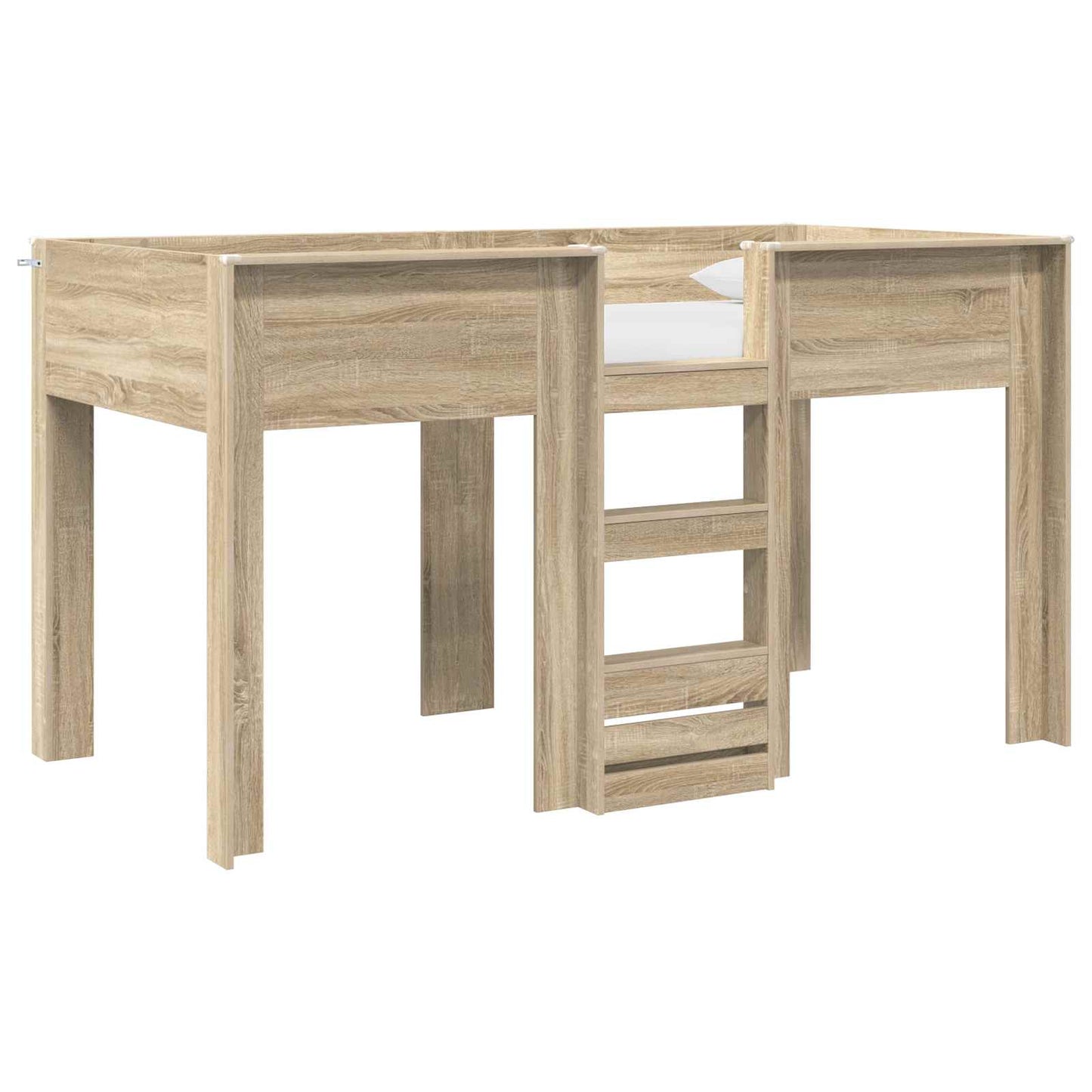 Etagenbett für Kinder Sonoma-Eiche 90 x 190 cm Holzwerkstoff