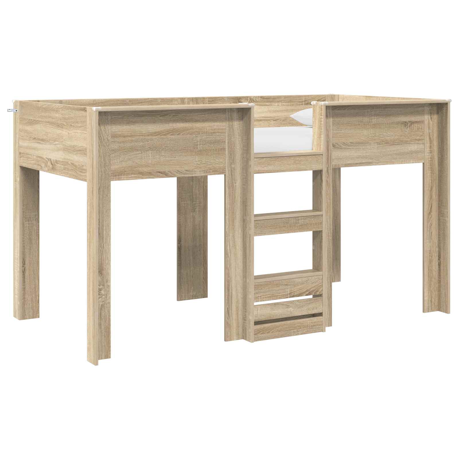 Etagenbett für Kinder Sonoma-Eiche 90 x 190 cm Holzwerkstoff