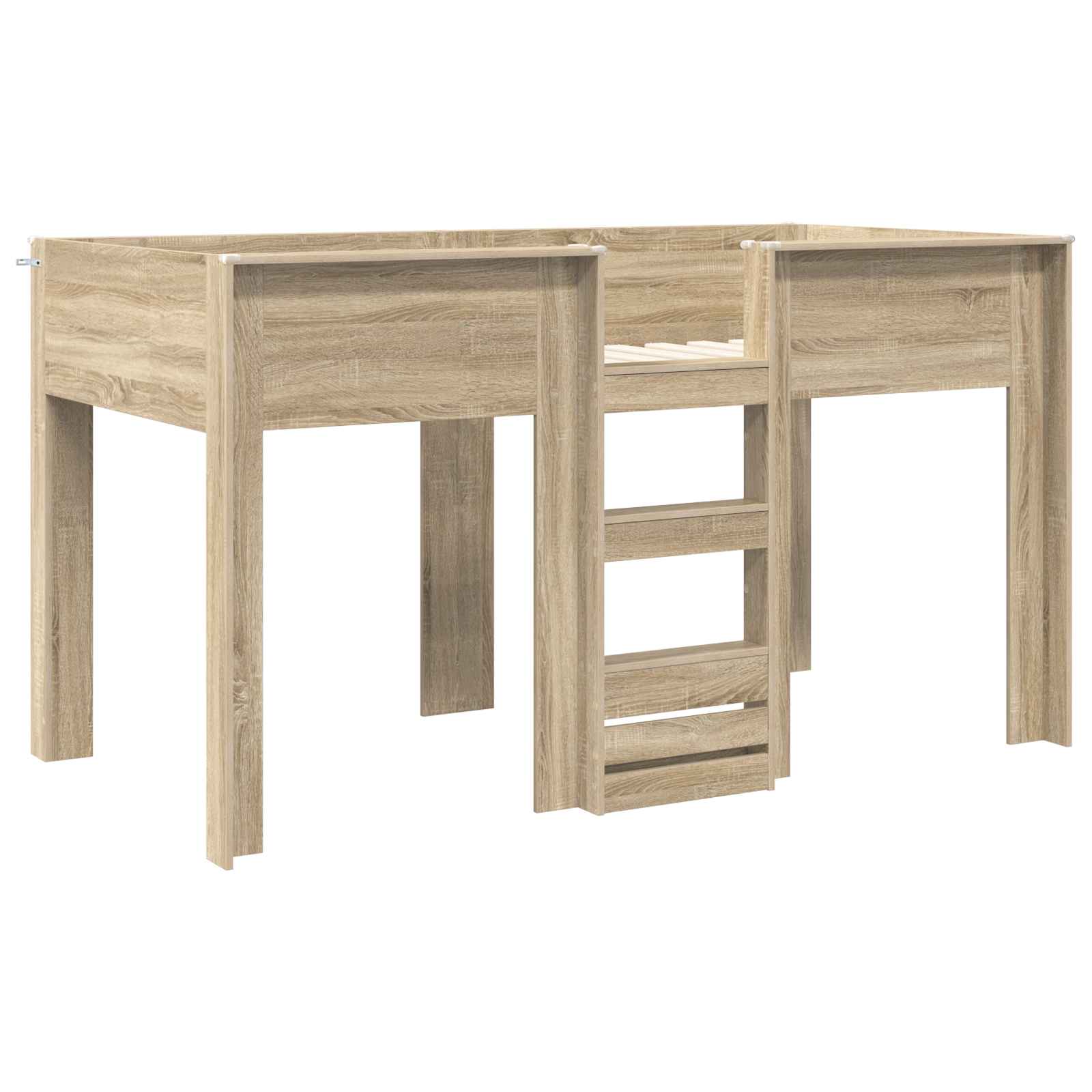 Etagenbett für Kinder Sonoma-Eiche 90 x 190 cm Holzwerkstoff