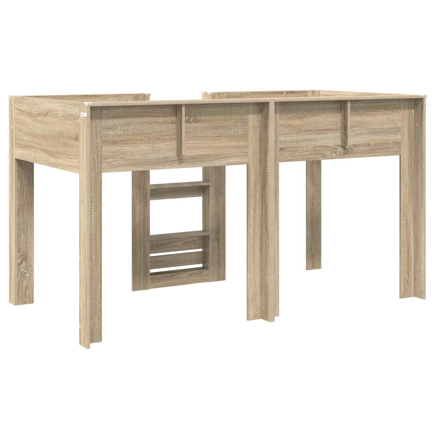Etagenbett für Kinder Sonoma-Eiche 90 x 190 cm Holzwerkstoff