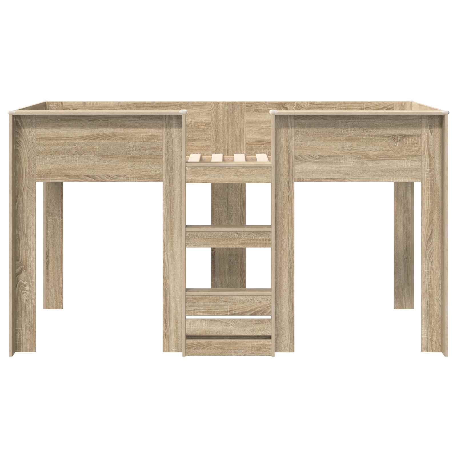 Etagenbett für Kinder Sonoma-Eiche 90 x 190 cm Holzwerkstoff