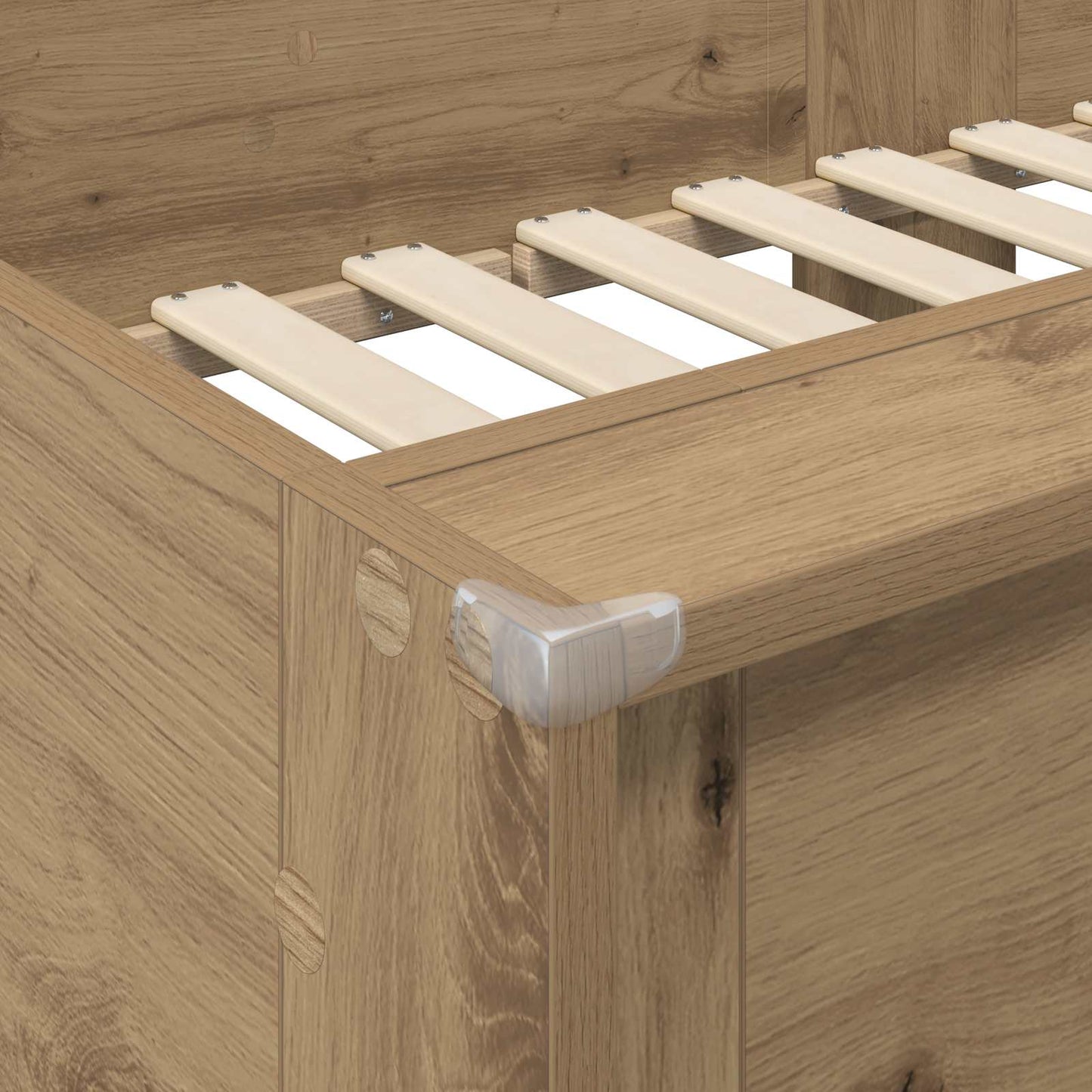 Etagenbett für Kinder Artisan-Eiche 90 x 190 cm Holzwerkstoff