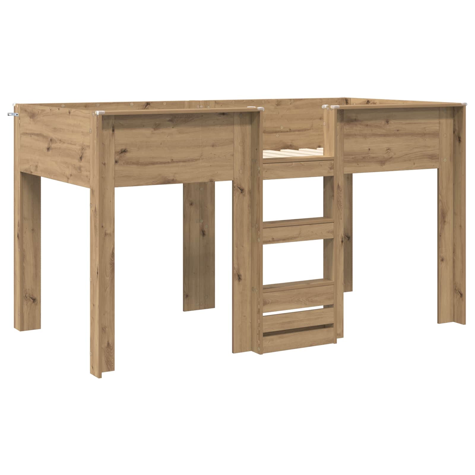 Etagenbett für Kinder Artisan-Eiche 90 x 190 cm Holzwerkstoff