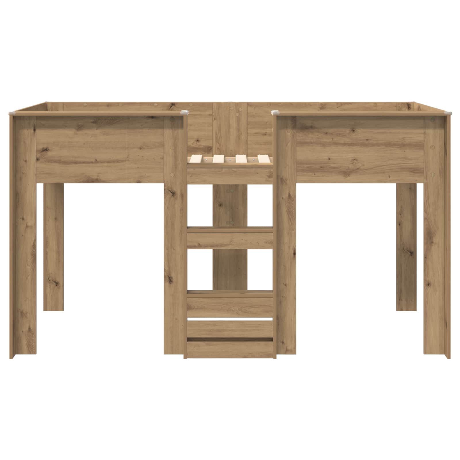 Etagenbett für Kinder Artisan-Eiche 90 x 190 cm Holzwerkstoff