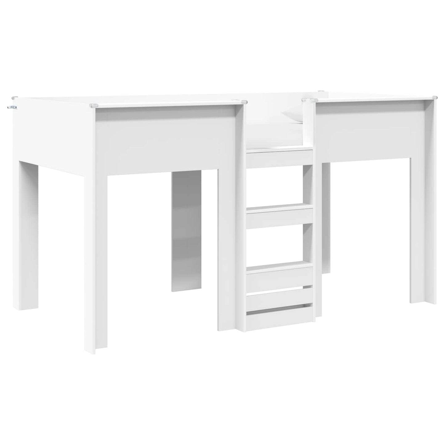 Etagenbett für Kinder Weiß 80 x 200 cm Holzwerkstoff
