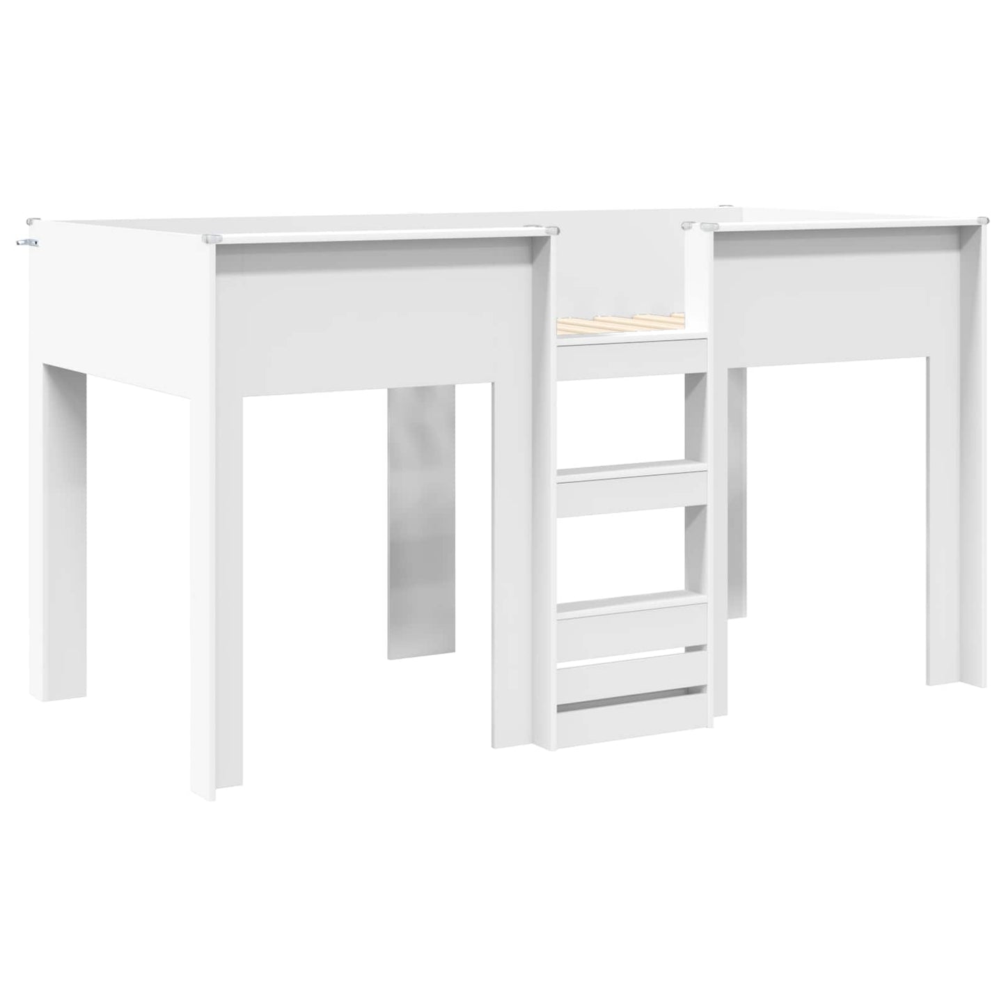 Etagenbett für Kinder Weiß 80 x 200 cm Holzwerkstoff
