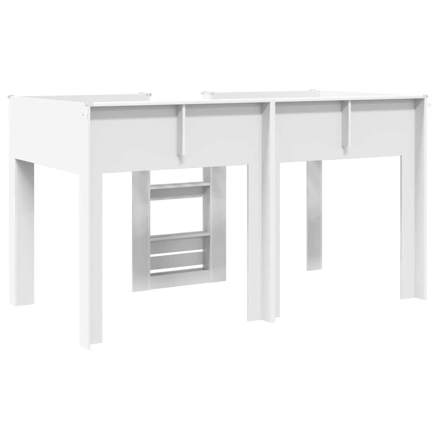 Etagenbett für Kinder Weiß 80 x 200 cm Holzwerkstoff