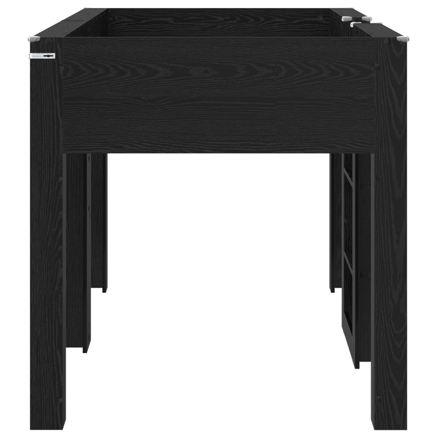 Etagenbett für Kinder Schwarz Eichen-Optik 80 x 200 cm