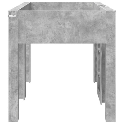 Etagenbett für Kinder Beton Grau 80 x 200 cm Holzwerkstoff