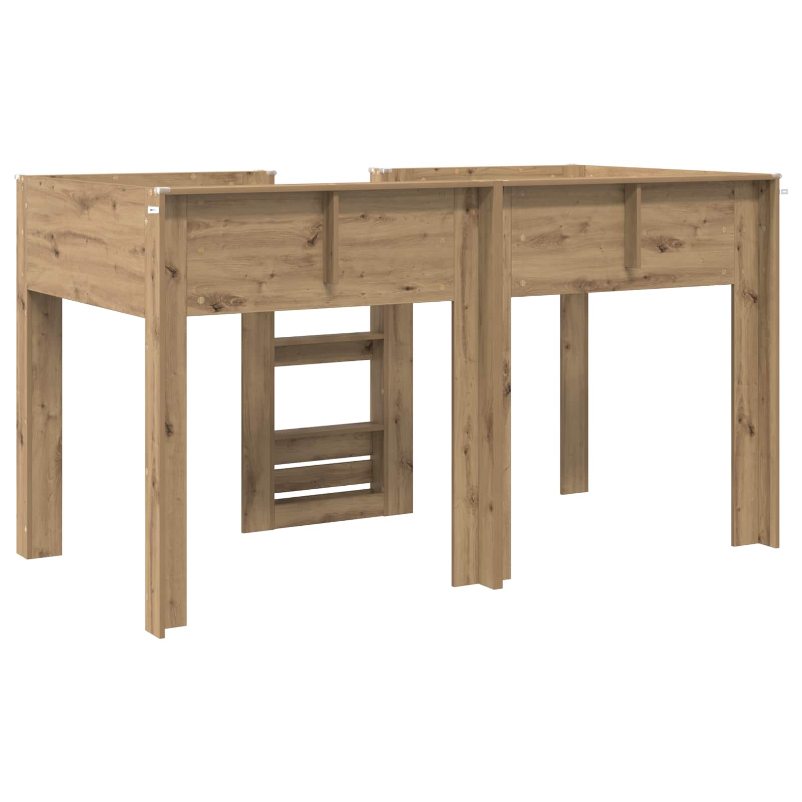 Etagenbett für Kinder Artisan-Eiche 80 x 200 cm Holzwerkstoff