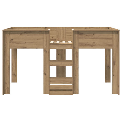 Etagenbett für Kinder Artisan-Eiche 80 x 200 cm Holzwerkstoff