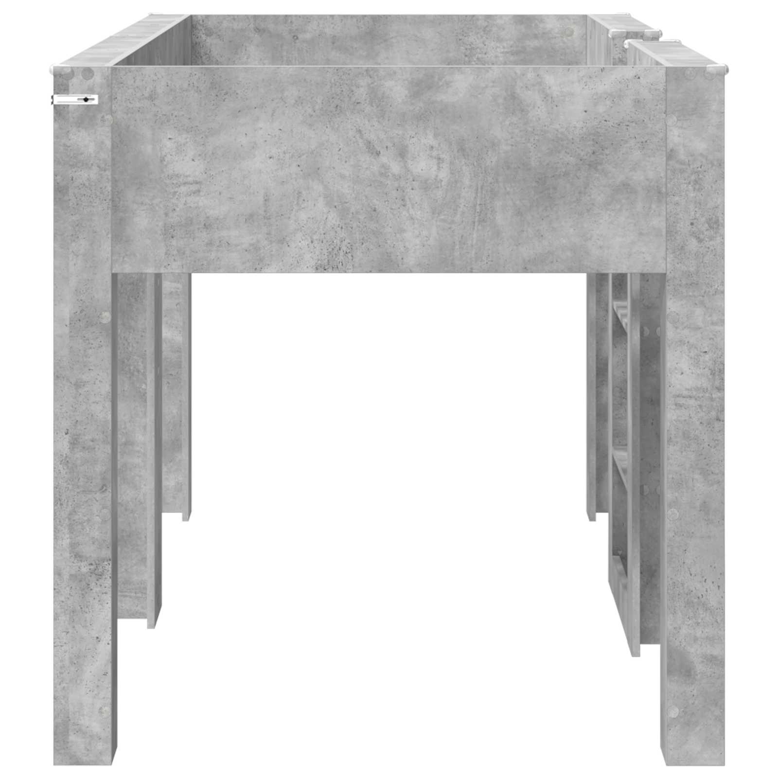 Etagenbett für Kinder Beton Grau 90 x 200 cm Holzwerkstoff