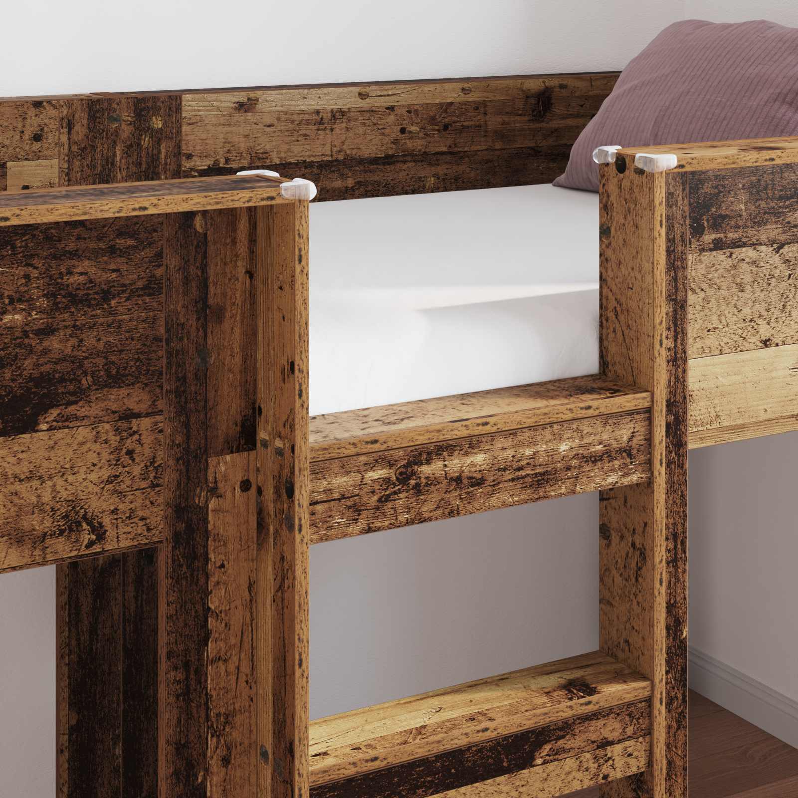 Etagenbett für Kinder Altholz 90 x 200 cm Holzwerkstoff