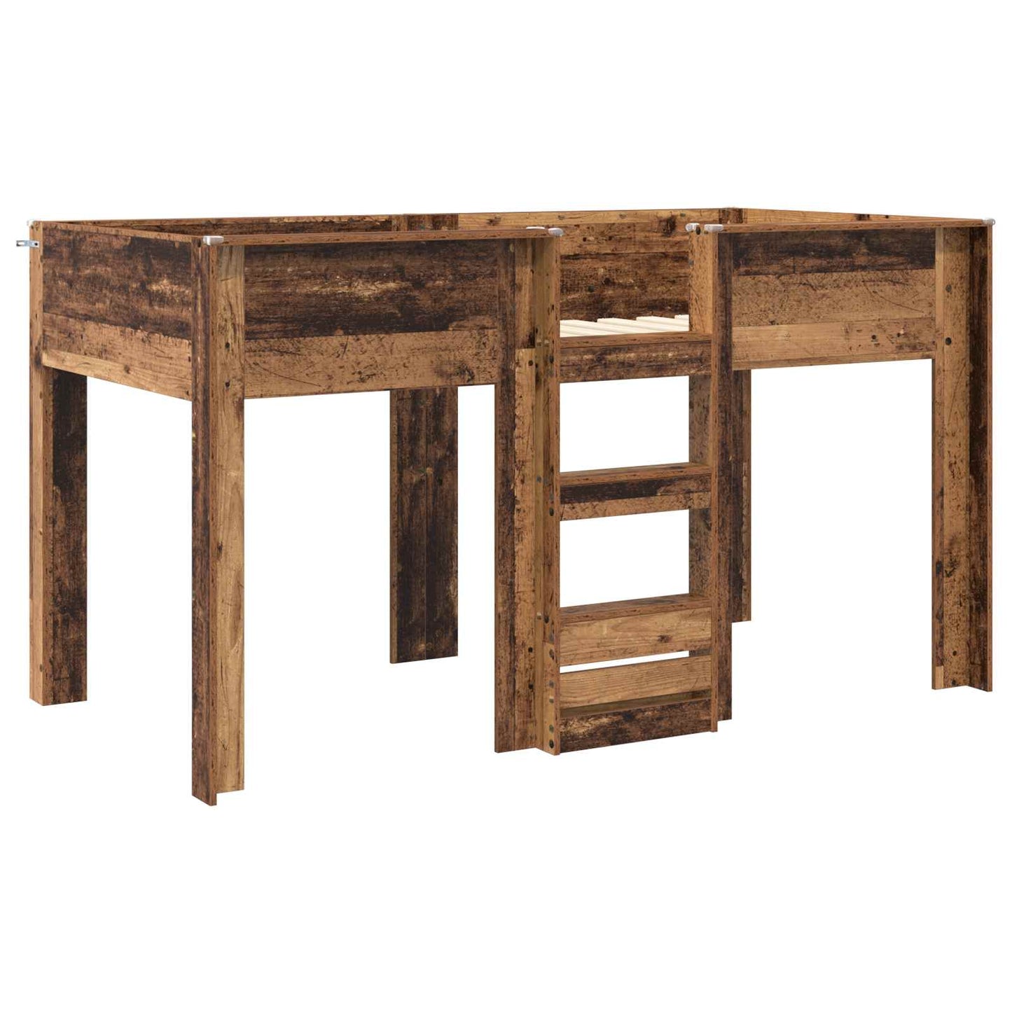 Etagenbett für Kinder Altholz 90 x 200 cm Holzwerkstoff