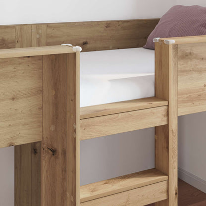 Etagenbett für Kinder Artisan-Eiche 90 x 200 cm Holzwerkstoff