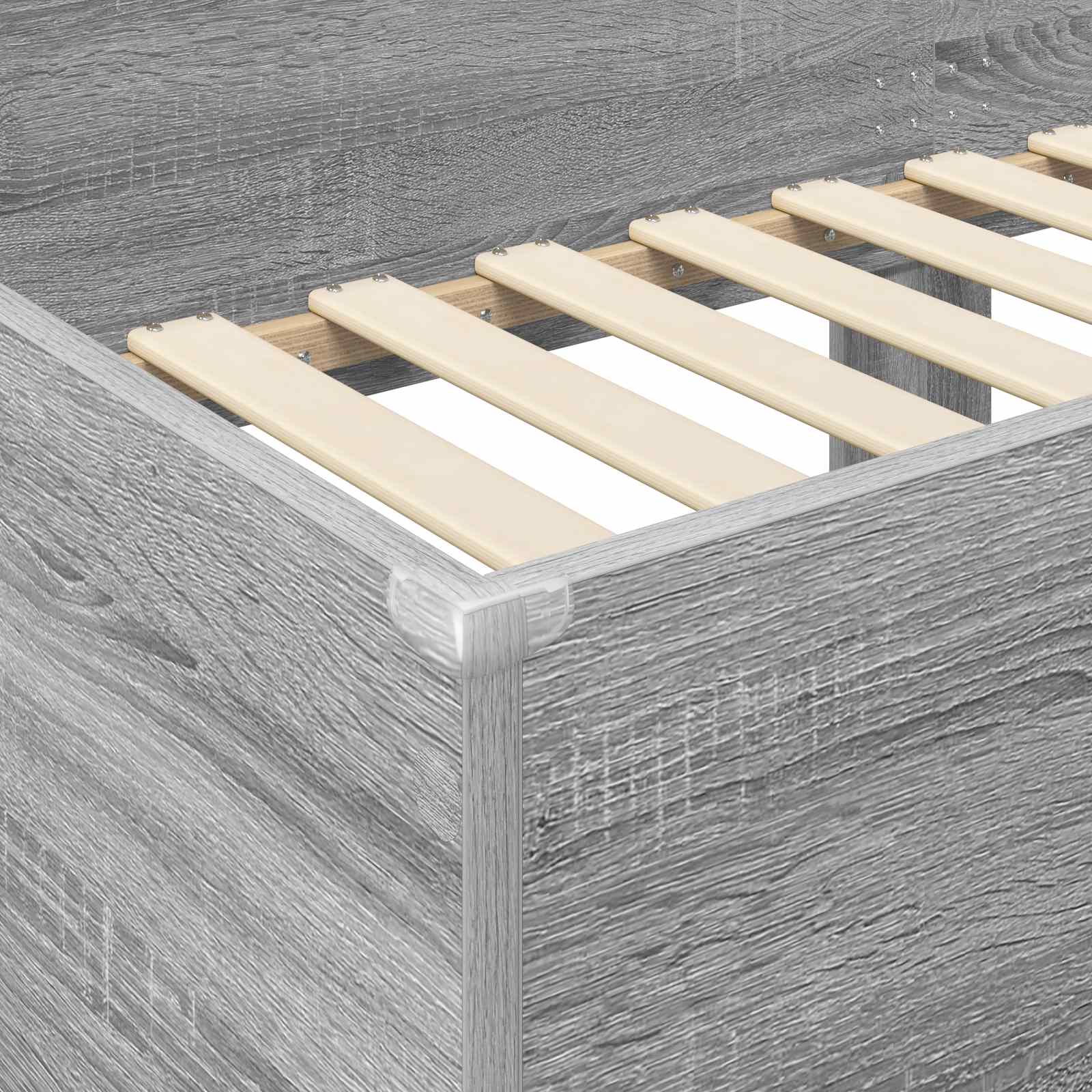 Etagenbett für Kinder Graues Sonoma 100 x 200 cm Holzwerkstoff