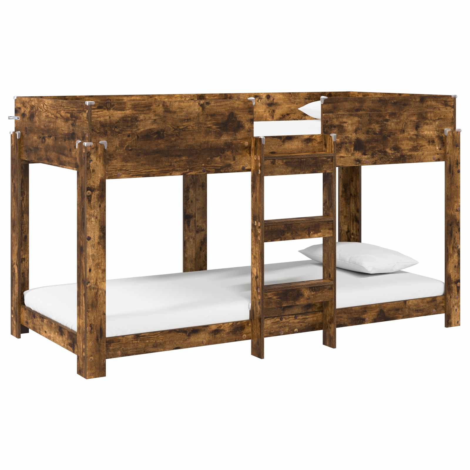Etagenbett für Kinder Geräucherte Eiche 90 x 200 cm