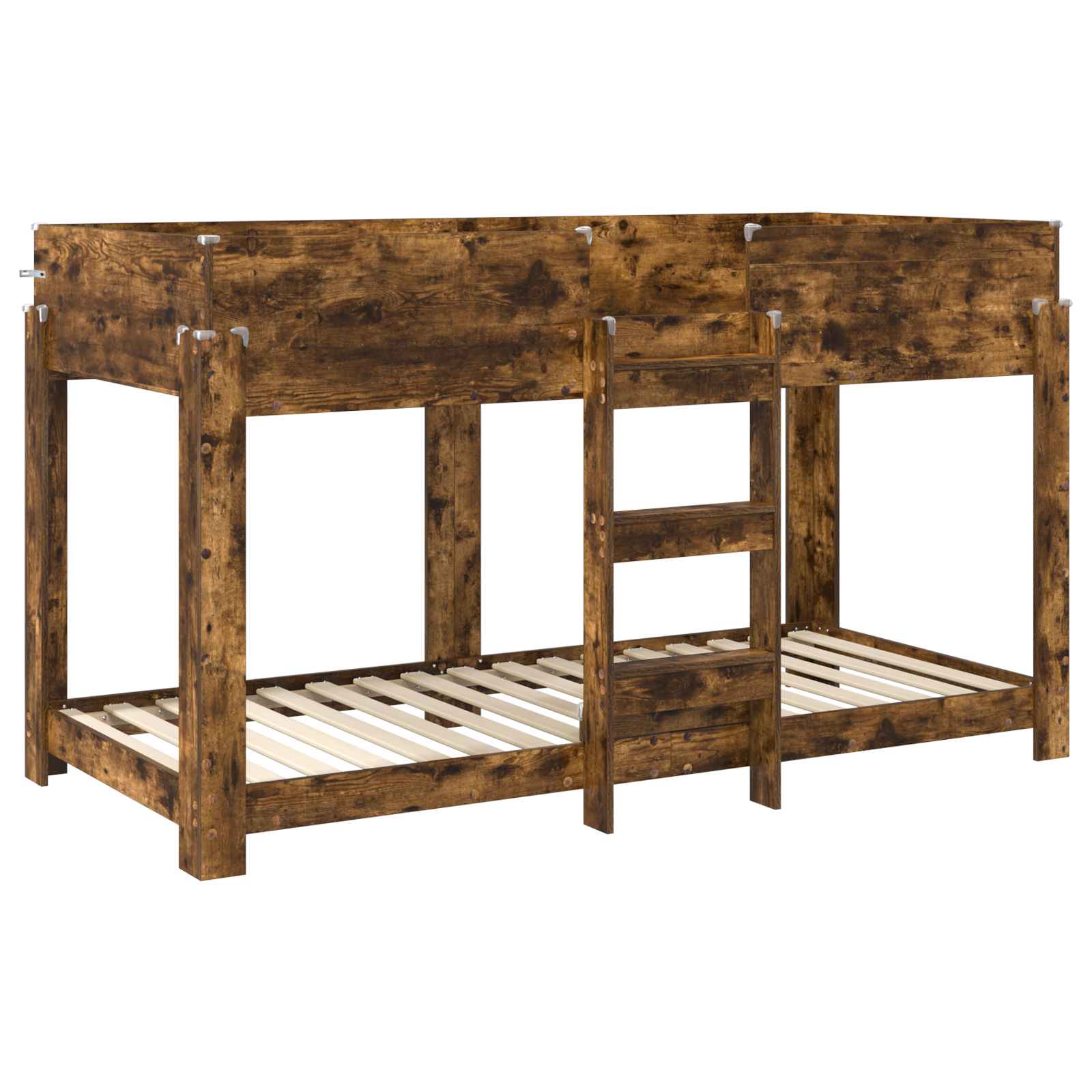 Etagenbett für Kinder Geräucherte Eiche 90 x 200 cm