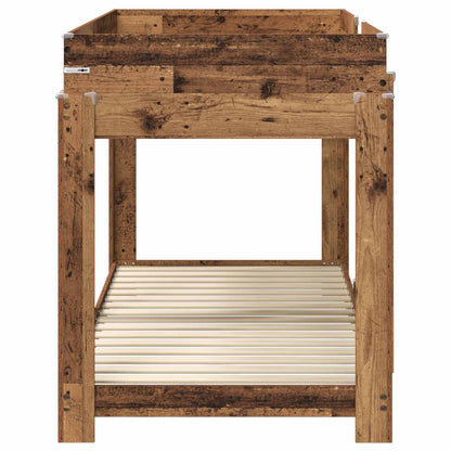 Etagenbett für Kinder Altholz 80 x 200 cm Holzwerkstoff