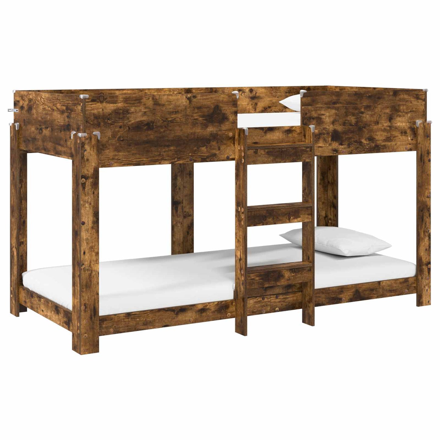 Etagenbett für Kinder Geräucherte Eiche 90 x 190 cm