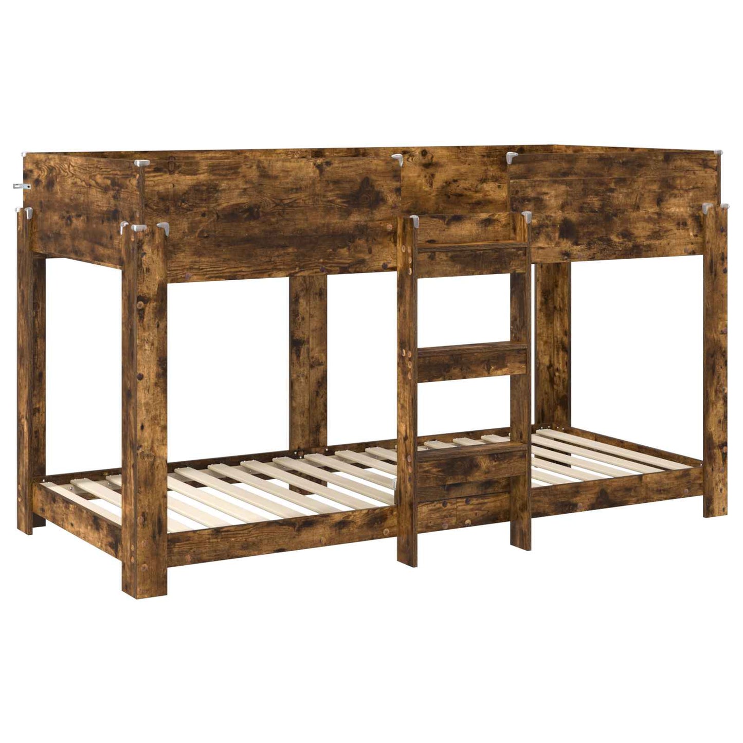 Etagenbett für Kinder Geräucherte Eiche 90 x 190 cm