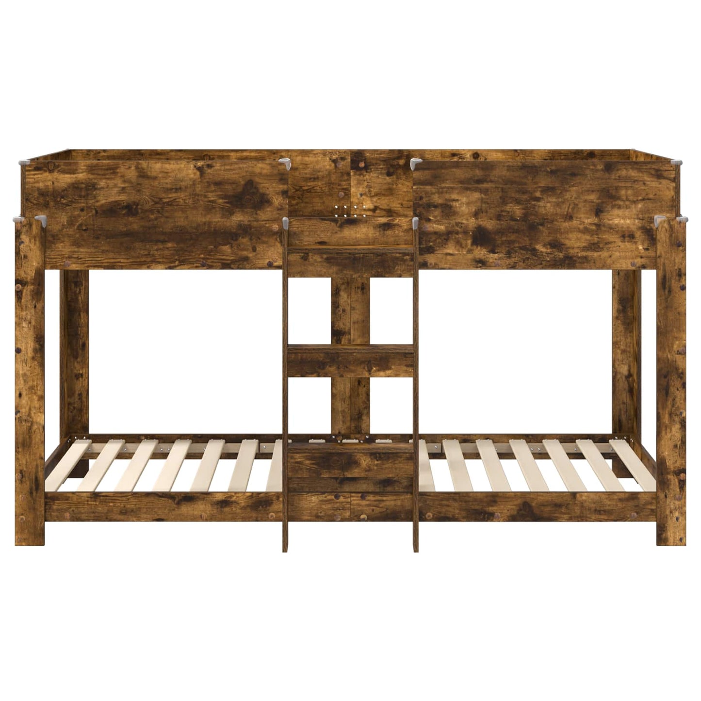 Etagenbett für Kinder Geräucherte Eiche 90 x 190 cm