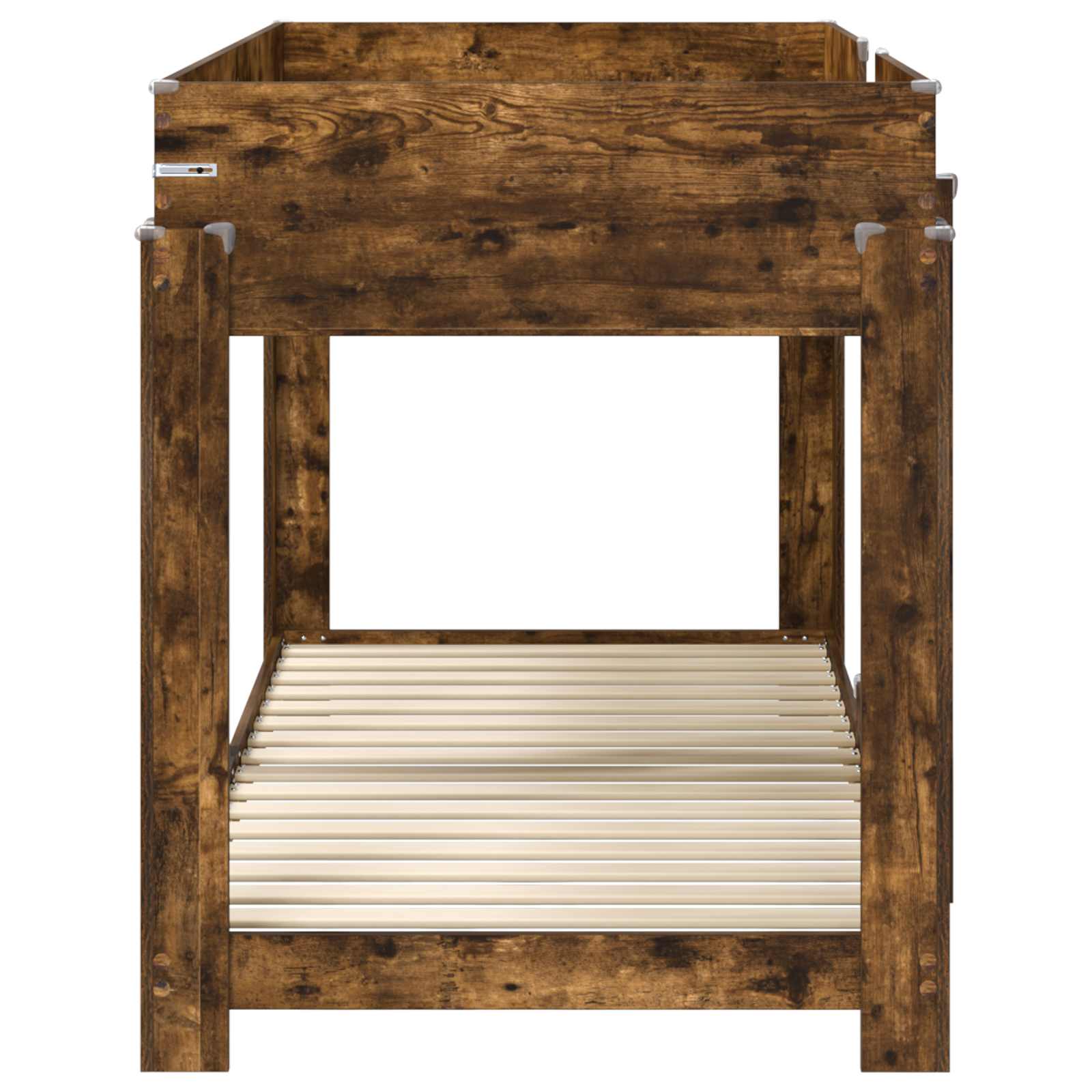 Etagenbett für Kinder Geräucherte Eiche 90 x 190 cm