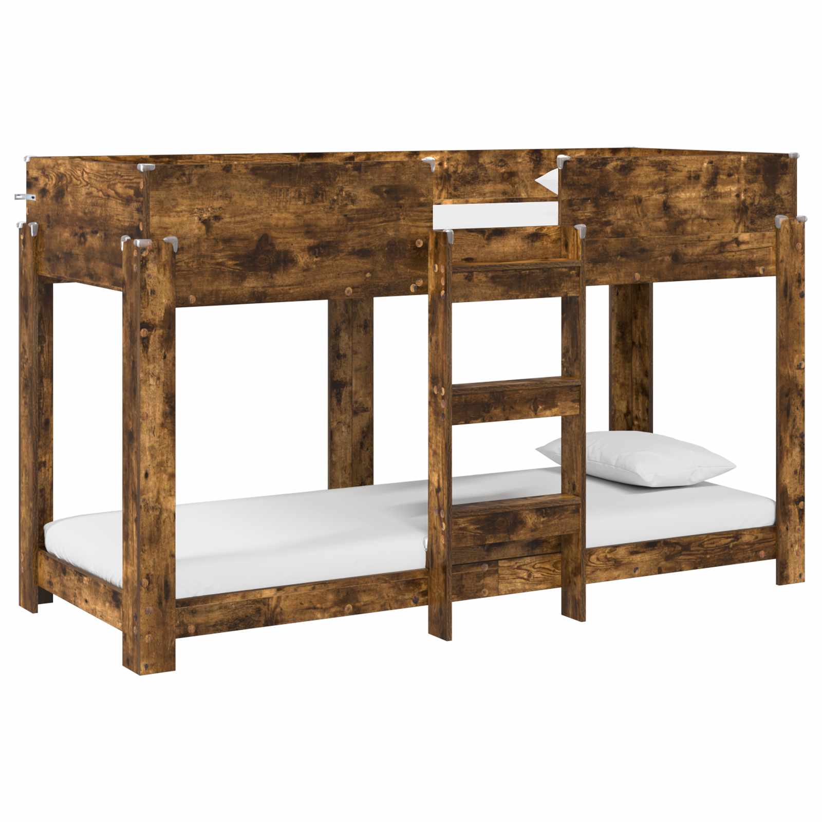 Etagenbett für Kinder Geräucherte Eiche 75 x 190 cm