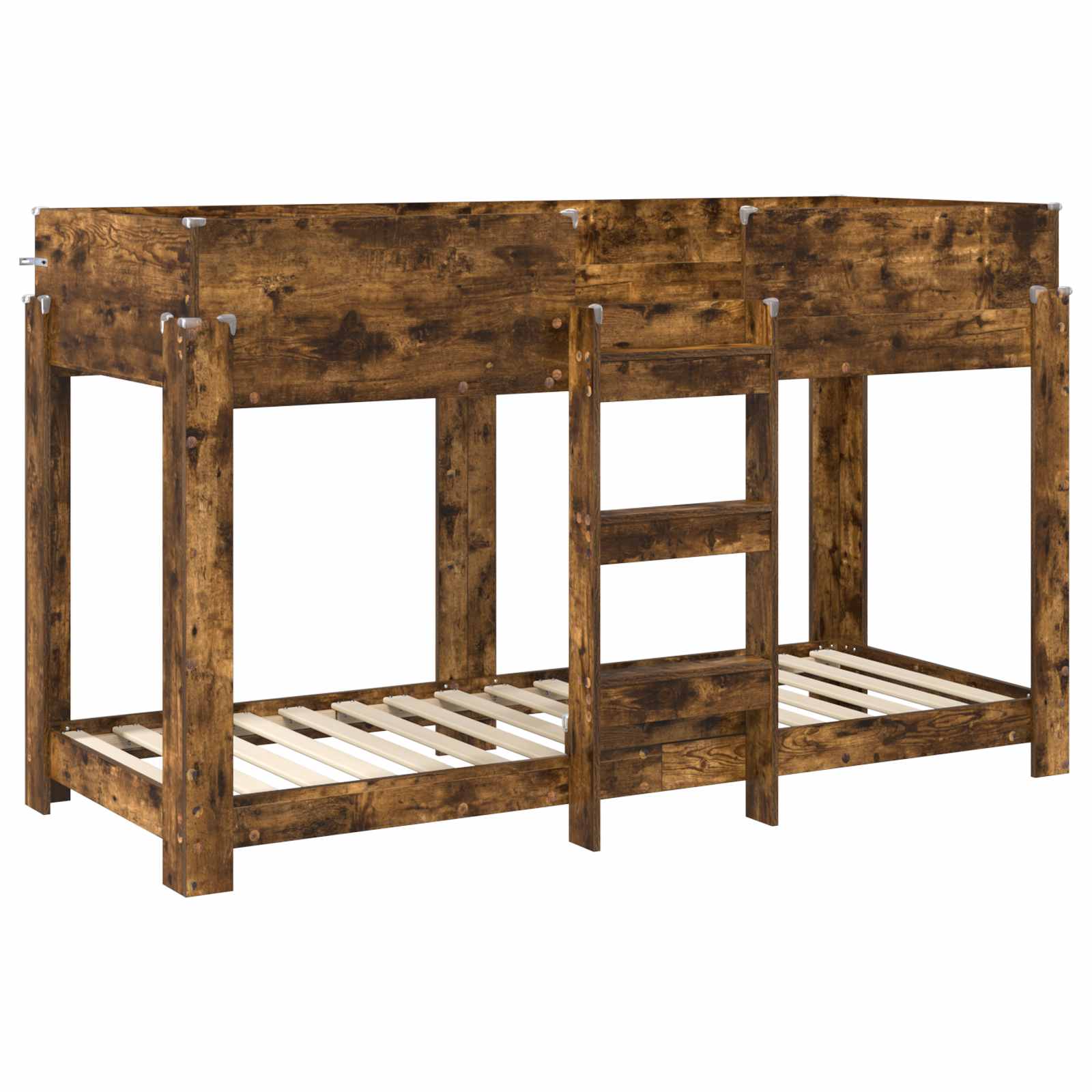 Etagenbett für Kinder Geräucherte Eiche 75 x 190 cm