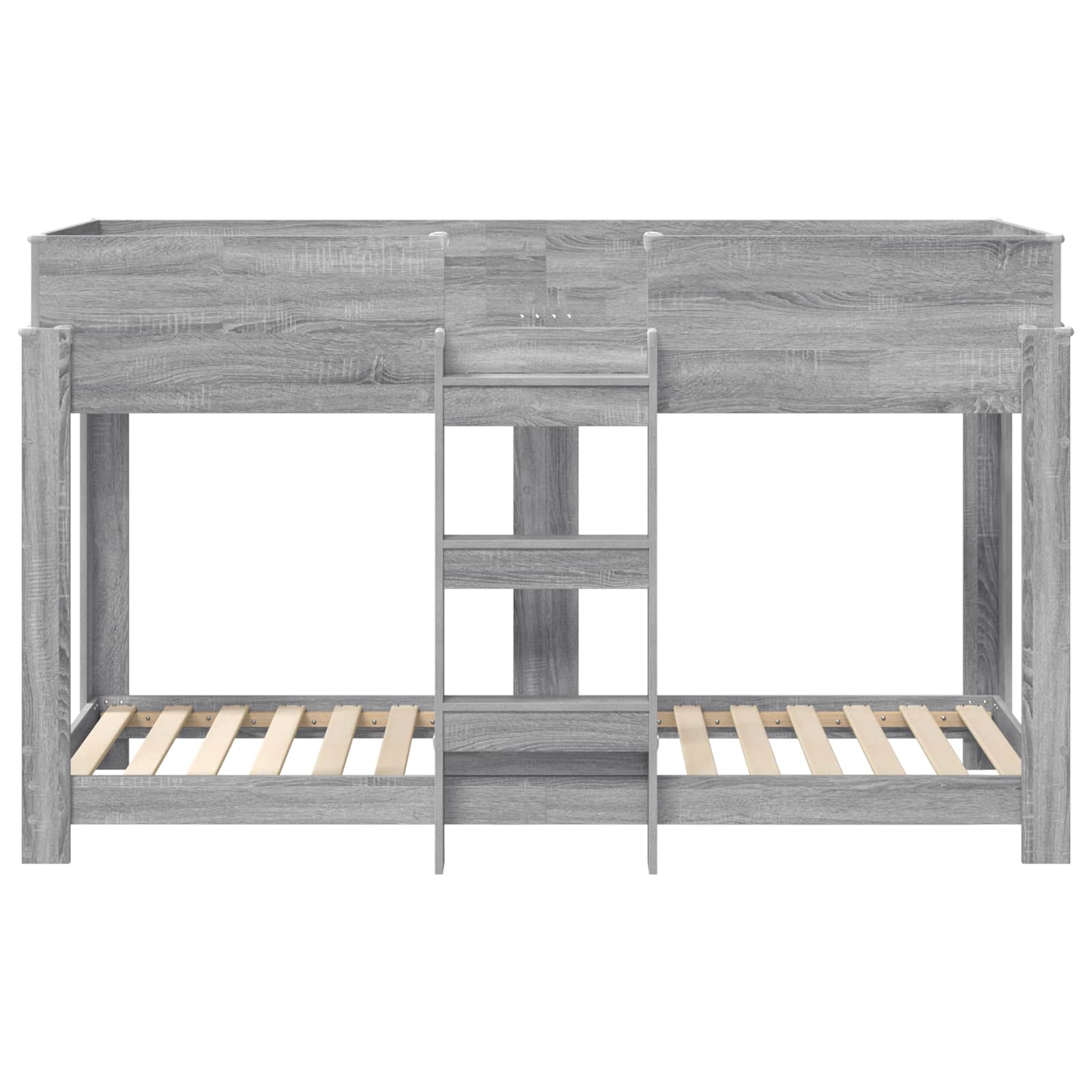 Etagenbett für Kinder Graues Sonoma 75 x 190 cm Holzwerkstoff