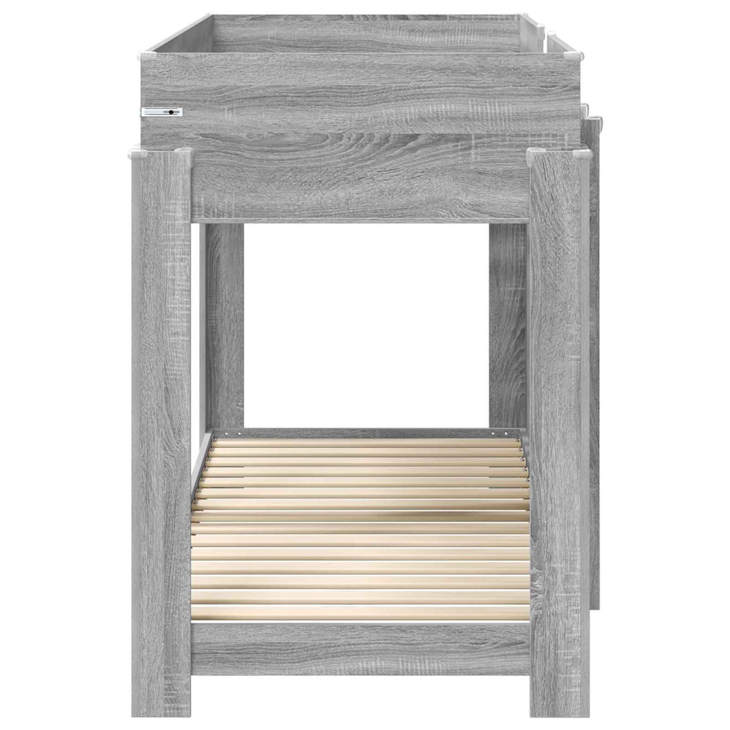 Etagenbett für Kinder Graues Sonoma 75 x 190 cm Holzwerkstoff
