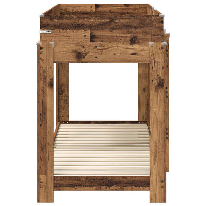 Etagenbett für Kinder Altholz 75 x 190 cm Holzwerkstoff