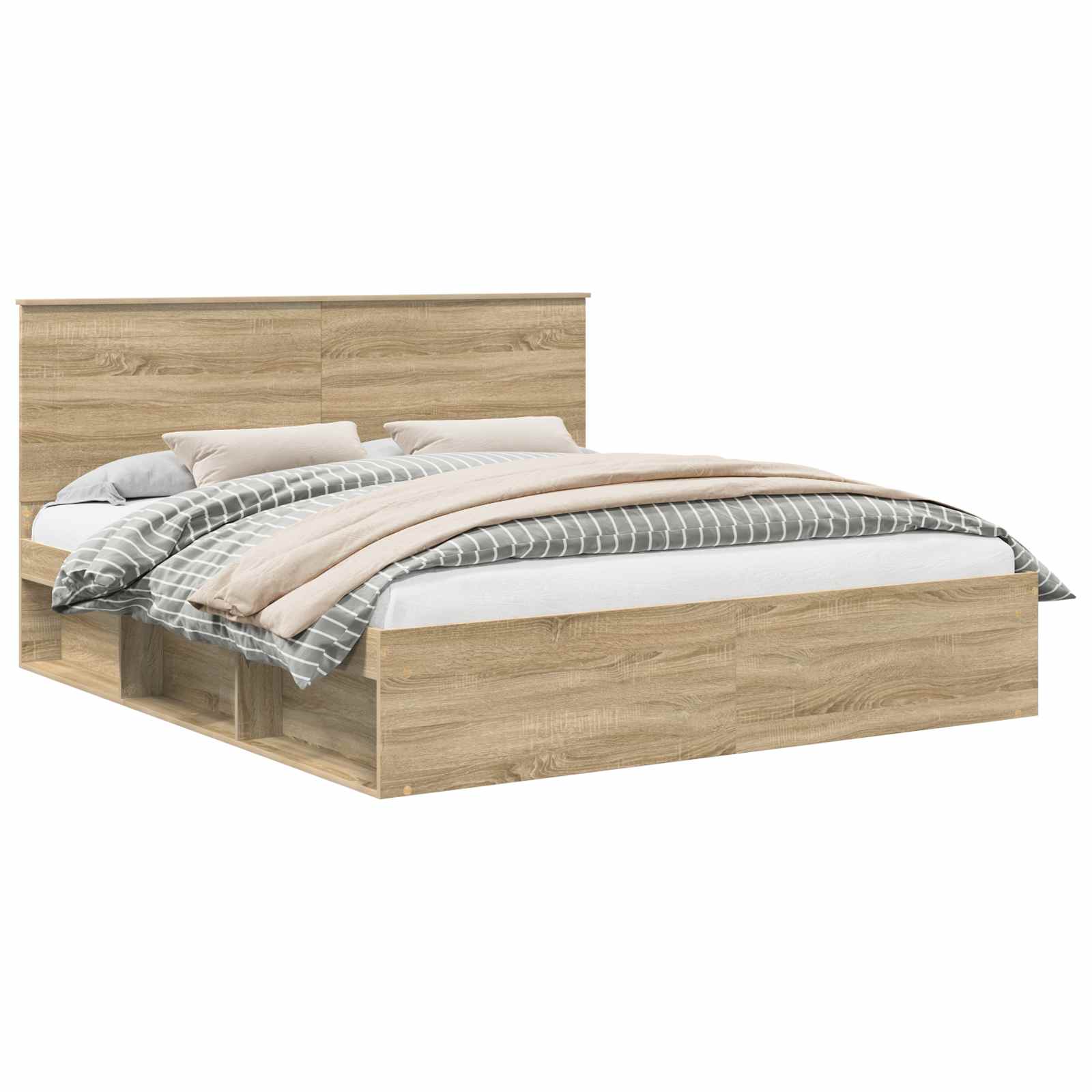 Bettrahmen Sonoma 200 x 200 cm Massives Kiefernholz