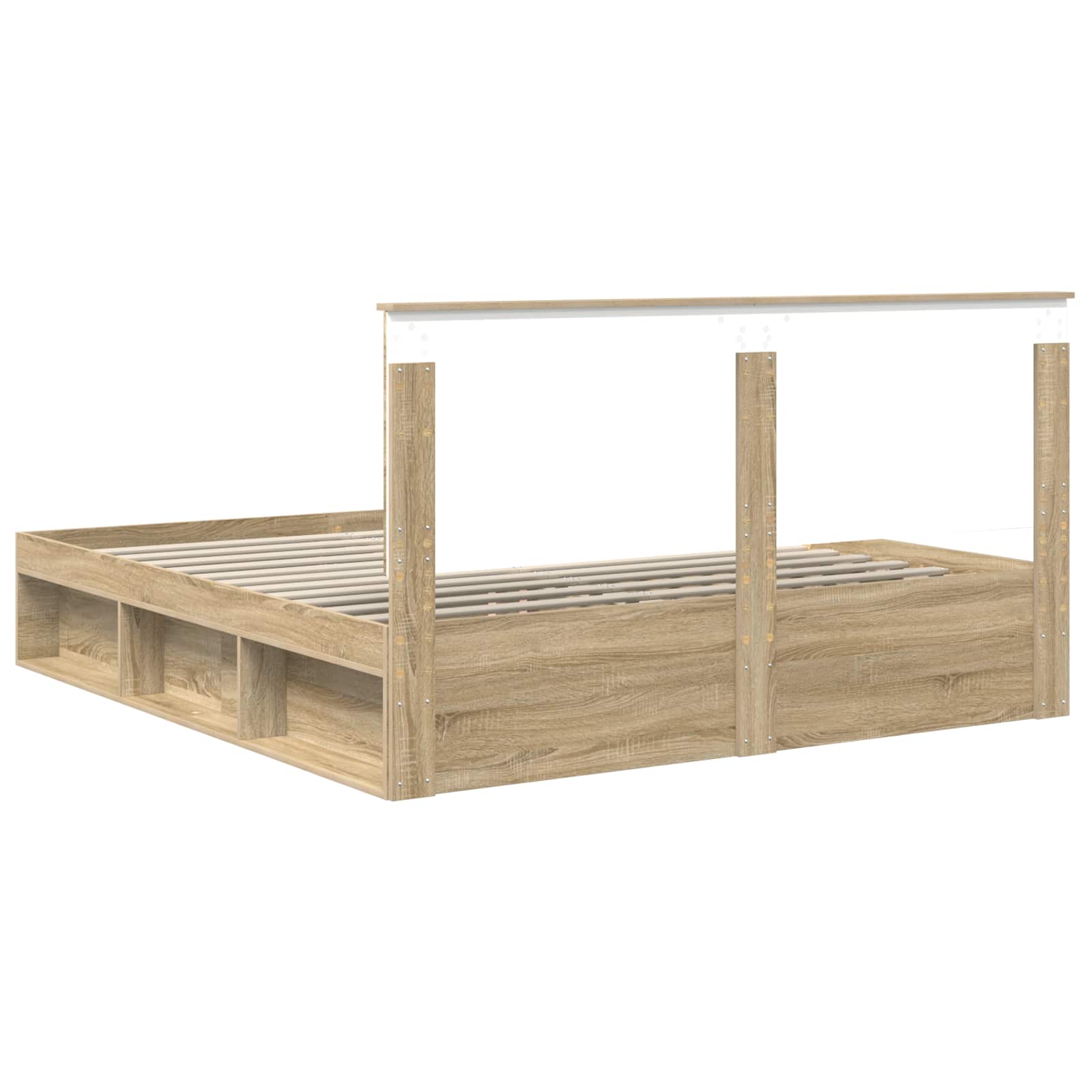 Bettrahmen Sonoma 200 x 200 cm Massives Kiefernholz