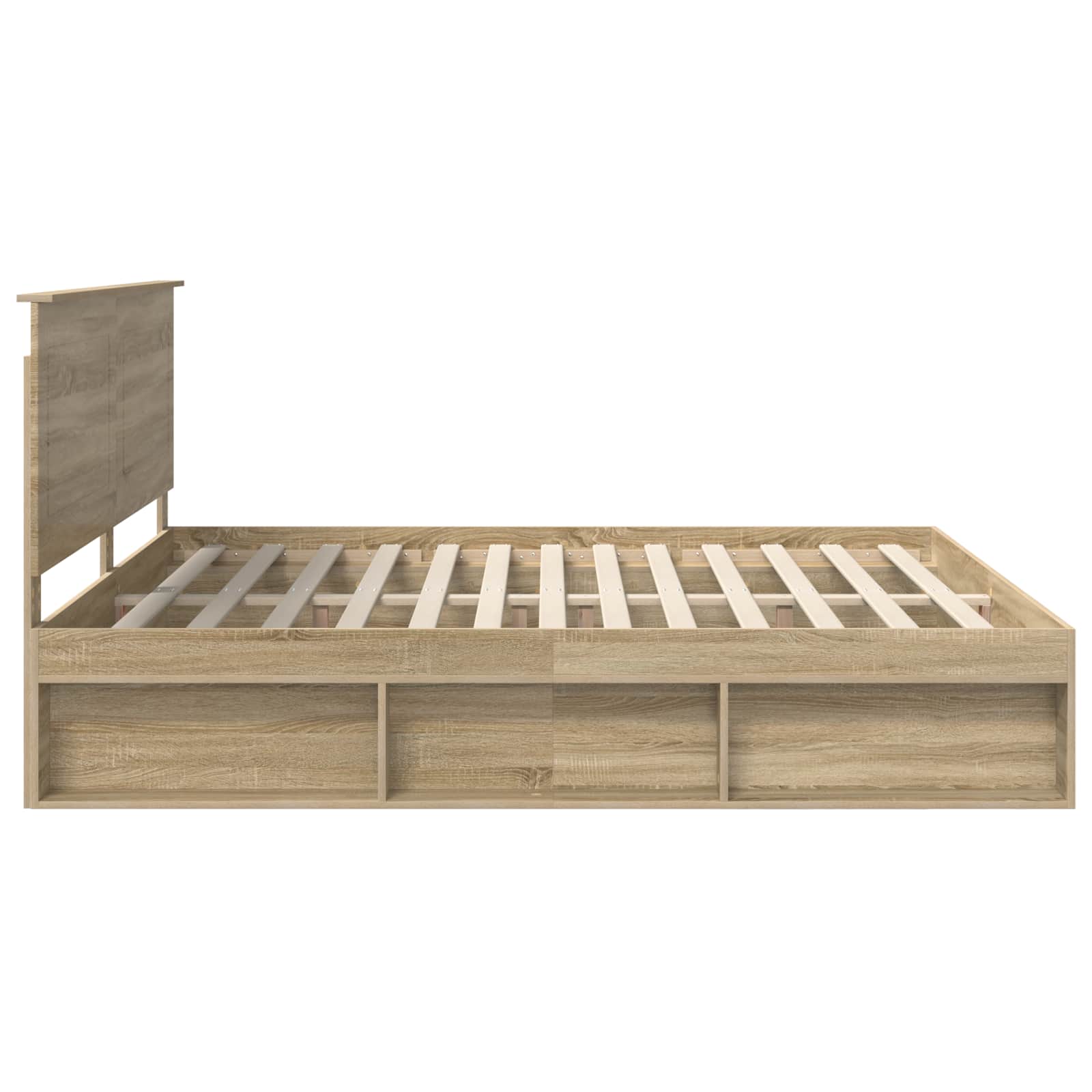 Bettrahmen Sonoma 200 x 200 cm Massives Kiefernholz