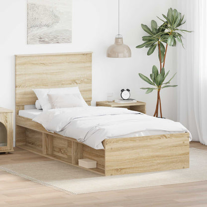 Bettrahmen Sonoma 100 x 200 cm Massives Kiefernholz