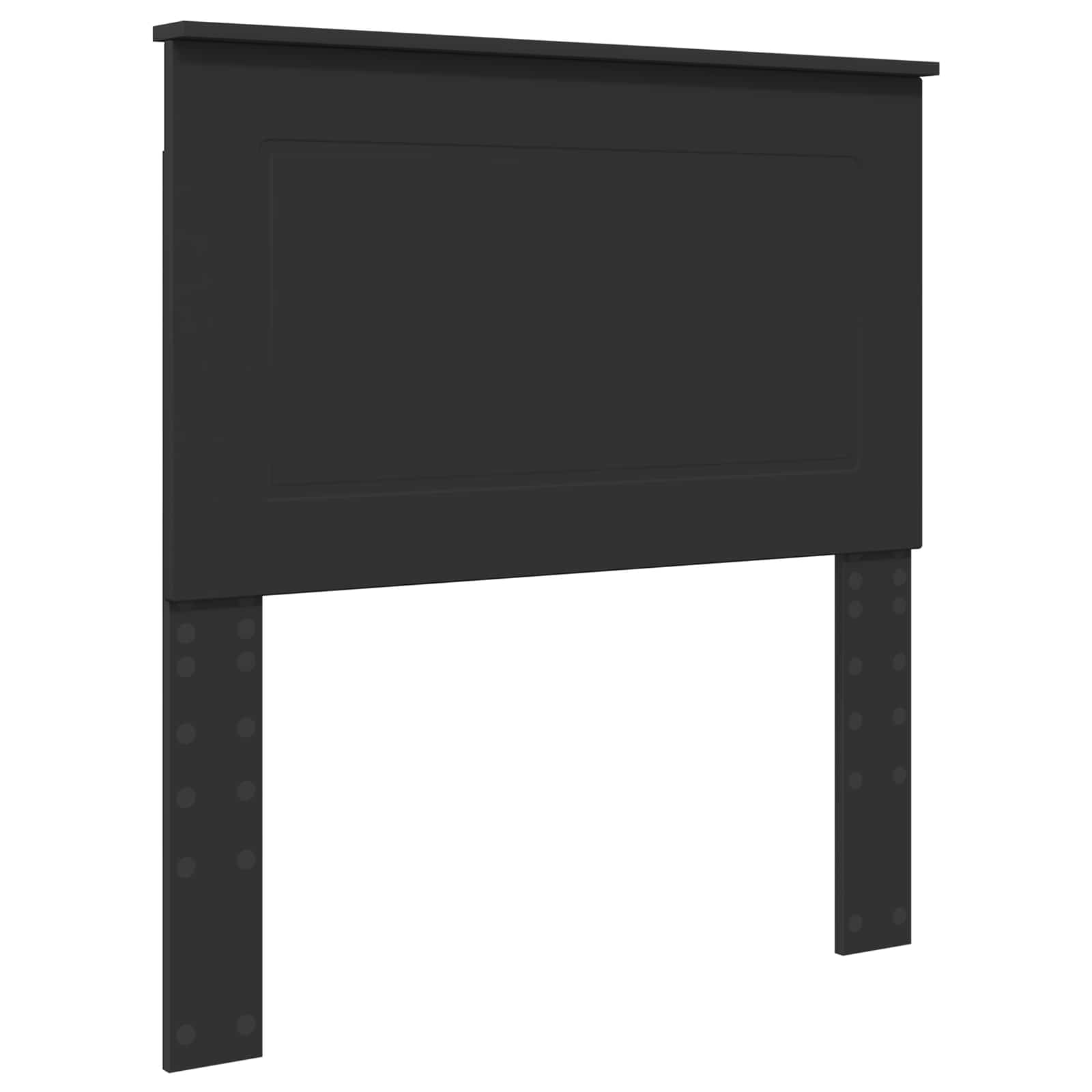 Bettrahmen Schwarz 90 x 200 cm Massives Kiefernholz